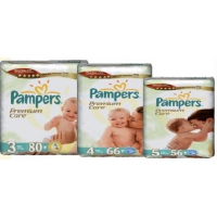 PAMPERS S1/2/3/4/5 Подгузники 1уп (28/37/52/66/72шт)