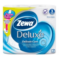 ZEWA Plus Бумага туалетная в ассортименте 2 сл., 4 шт.