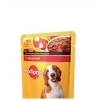 Корм для собак Pedigree, 100г в ассорт.