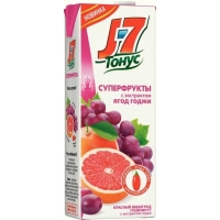 Соки и нектары J7 ТОНУС, 1,45л