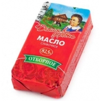 Масло сливочное ДОМИК В ДЕРЕВНЕ 82,5%, 180 г