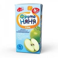 Сок Фруто-няня в ассорт., 0,2 л