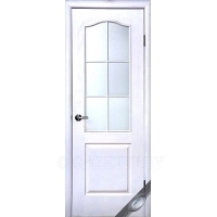 Дверное полотно «Симпли» Белый под остекление