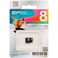 КАРТА ПАМЯТИ SILICON POWER SP008GBSTH004V10 / 8 ГБ CLASS 4