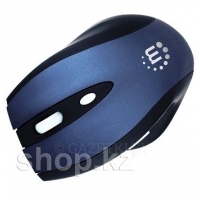 Мышь Manhattan Contour, Black-Blue, USB