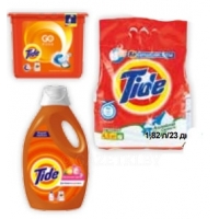 Порошок/Жидкое средство для стирки/ Капсулы TIDE, 4.5 кг/1.82 л/23 к