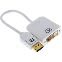 КАБЕЛЬ ДЛЯ КОМПЬЮТЕРА АДАПТЕР PROLINK PMM353-0020 DISPLAYPORT (М) - DVI-D (F) 0,2М