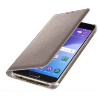 Чехол Samsung Flip Wallet EF-WA310PFEGRU для Samsung Galaxy A3 (2016), золотистый