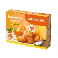 Наггетсы куриные с сыром ТМ  Мираторг 300 г
