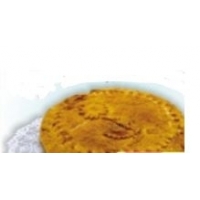Пирог песочно-дрожжевой с яблоками и корицей, 100г