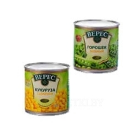 Верес Кукуруза сахарная и горошек зелёный (340 гр., 420 гр.)
