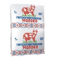 ПЕТРОПАВЛОВСКОЕ  Молоко 2.5%, 1 л