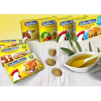 Кубики бульонные GALLINA BLANCA в ассорт. 8кубиков карт/кор 80г