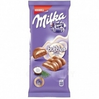 Шоколад Milka Bubbles пористый в ассортименте 80-83 г