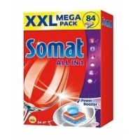 Средство SOMAT All in 1 для посудомоечных машин карт/кор 84шт