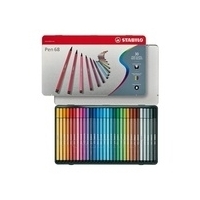 Фломастер STABILO Pen 68 (30 шт) в металлической коробке