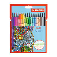 Фломастеры STABILO Pen 68 18 штук