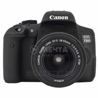 Фотоаппарат зеркальный CANON EOS 750 D + EF-S 18 55 STM