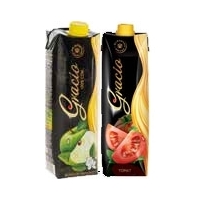 Сок зеленое яблоко/томат GRACIO, 1л