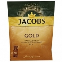 Кофе Jacobs Gold растворимый 140 г