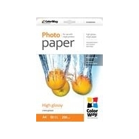 Фотобумага ColorWay PG200050A4 (high glossy 200g/m A4 50pc)