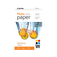 Фотобумага ColorWay PG1801004R (high glossy 180g/m 10x15 100pc)