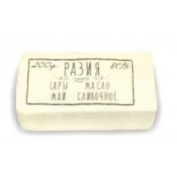 РАЗИЯ 80% Масло сливочное 200г