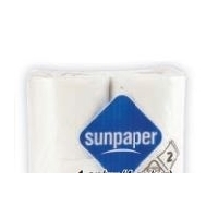 Туалетная бумага SUNPAPER, 1уп 4шт.