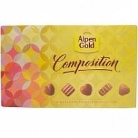 Набор конфет ALPEN GOLD Композишн Ассорти карт/кор 180г