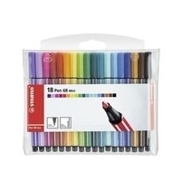 Фломастеры STABILO Pen 68 mini (18шт)