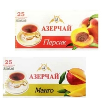 Азерчай Черный чай ароматизированный (25 пакетиков)